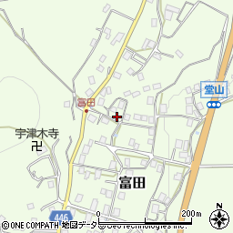 京都府船井郡京丹波町富田井上12-1周辺の地図