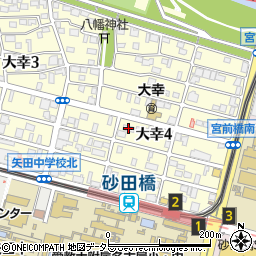 ファミリーマート名古屋大幸四丁目店周辺の地図