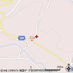 島根県雲南市吉田町上山347周辺の地図
