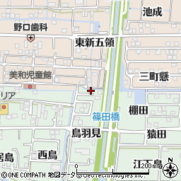 愛知県あま市篠田鳥羽見47周辺の地図