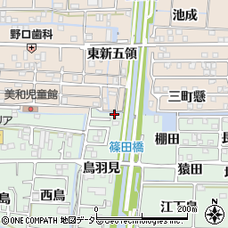 愛知県あま市篠田鳥羽見47-8周辺の地図