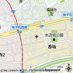 愛知県名古屋市名東区香坂201周辺の地図
