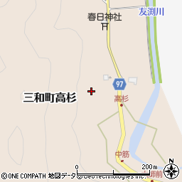 京都府福知山市三和町高杉394周辺の地図