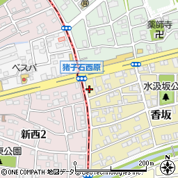 愛知県名古屋市名東区香坂127周辺の地図