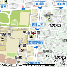 愛知県名古屋市西区天神山町6周辺の地図