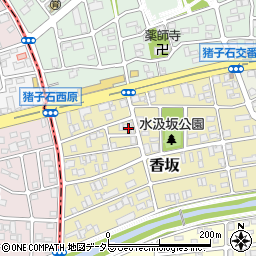 ＰＲＯＸＹＳＱＵＡＲＥ香坂周辺の地図