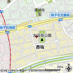 愛知県名古屋市名東区香坂609周辺の地図