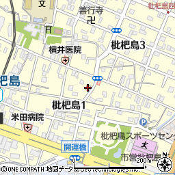 セブンイレブン名古屋枇杷島１丁目店周辺の地図