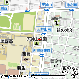 愛知県名古屋市西区天神山町6-19周辺の地図