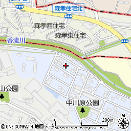 愛知県長久手市上川原3周辺の地図
