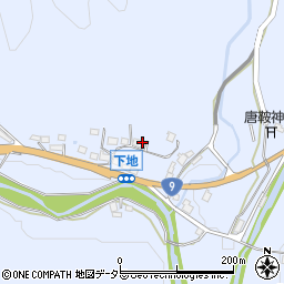 京都府船井郡京丹波町上大久保下地45周辺の地図