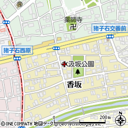 愛知県名古屋市名東区香坂616周辺の地図