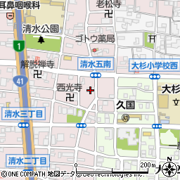 大阪屋書店周辺の地図