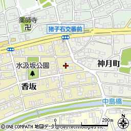 愛知県名古屋市名東区香坂1211周辺の地図