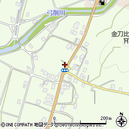 京都府京都市右京区京北下弓削町15-4周辺の地図