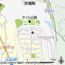 愛知県瀬戸市宮地町104周辺の地図