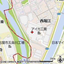 アイカ工業株式会社　本社・新川工場周辺の地図