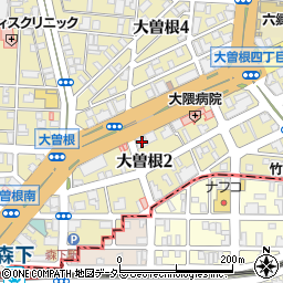 名古屋銀行大曽根支店周辺の地図