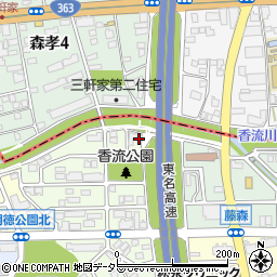 愛知県名古屋市名東区藤森西町301周辺の地図