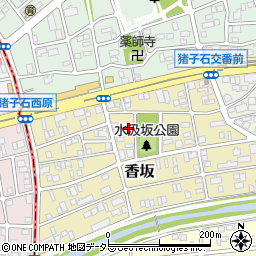 愛知県名古屋市名東区香坂607周辺の地図