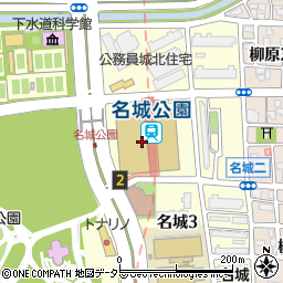 名古屋造形大学　名城公園キャンパス周辺の地図