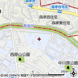 愛知県長久手市上川原1周辺の地図