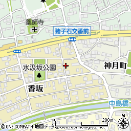 愛知県名古屋市名東区香坂1217-1周辺の地図