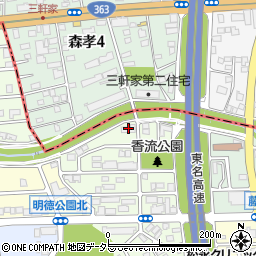 愛知県名古屋市名東区藤森西町111周辺の地図