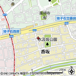 愛知県名古屋市名東区香坂618周辺の地図