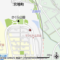 愛知県瀬戸市宮地町104-60周辺の地図
