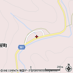 京都府京都市右京区京北灰屋町塩野周辺の地図