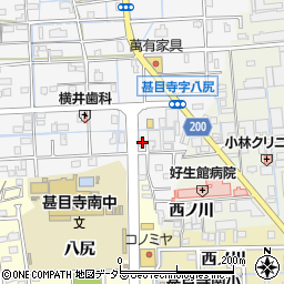 愛知県あま市甚目寺八尻110周辺の地図