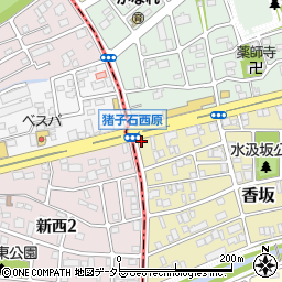 愛知県名古屋市名東区香坂101周辺の地図