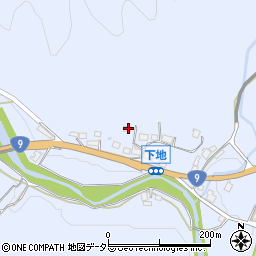 京都府船井郡京丹波町上大久保下地74周辺の地図