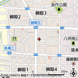 セブンイレブン名古屋柳原店周辺の地図