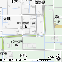 愛知県あま市木折八畝割周辺の地図