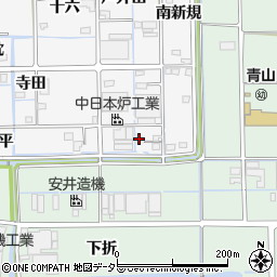 愛知県あま市木折（八畝割）周辺の地図