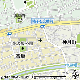 愛知県名古屋市名東区香坂1202周辺の地図