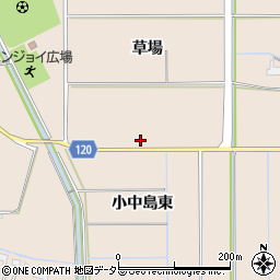 愛知県愛西市早尾町草場周辺の地図