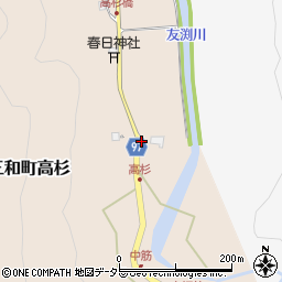京都府福知山市三和町高杉70周辺の地図
