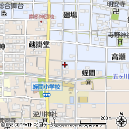 愛知県津島市寺野町高瀬15周辺の地図
