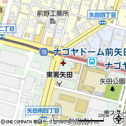 洋麺屋五右衛門 名古屋矢田店周辺の地図