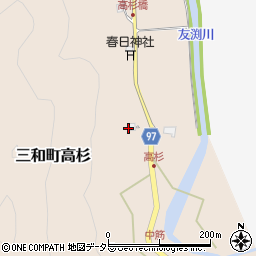 京都府福知山市三和町高杉399周辺の地図