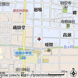 愛知県津島市寺野町高瀬17-2周辺の地図