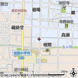 愛知県津島市寺野町高瀬17-3周辺の地図