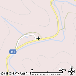 京都府京都市右京区京北灰屋町（塩ノ谷）周辺の地図