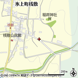 兵庫県丹波市氷上町桟敷760周辺の地図