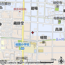 愛知県津島市寺野町高瀬16周辺の地図