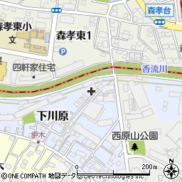 愛知県長久手市下川原1-99周辺の地図