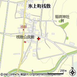 兵庫県丹波市氷上町桟敷541周辺の地図